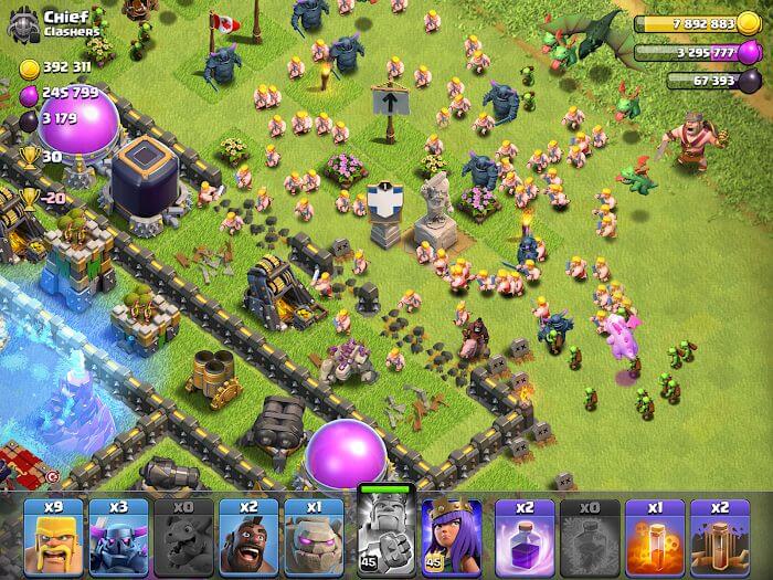 clash of clans unlimited gold download