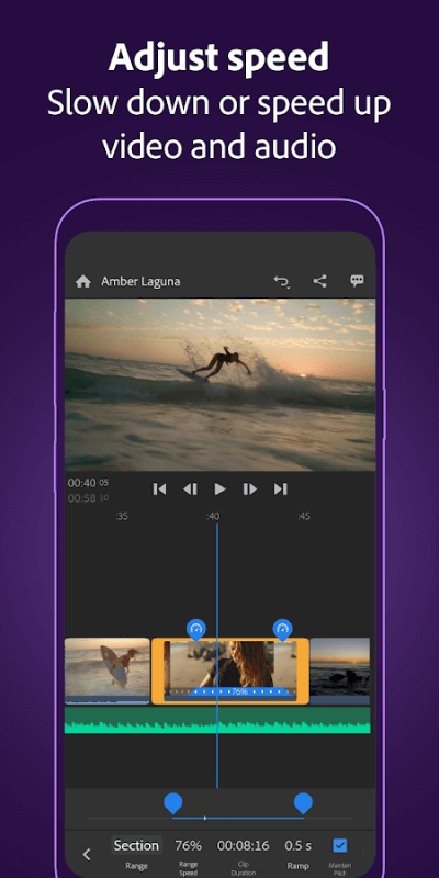 Android App Adobe Premiere Rush Mod Premium Full 1 5 0 3241