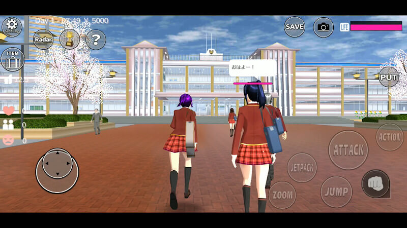 Sakura School Simulator V1 035 17 Mod Apk Mod Items Unlocked