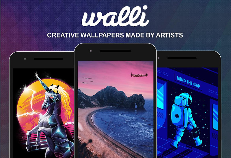 aplikasi wallpaper android walli