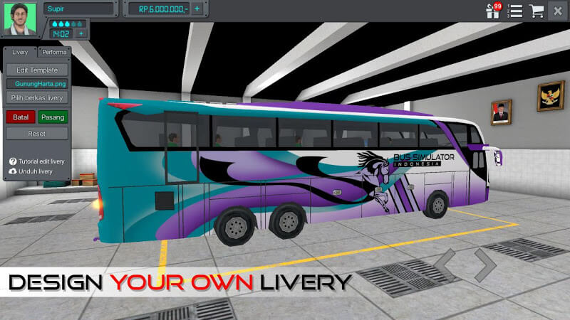 Bus Simulator Indonesia (MOD, Free Shopping)