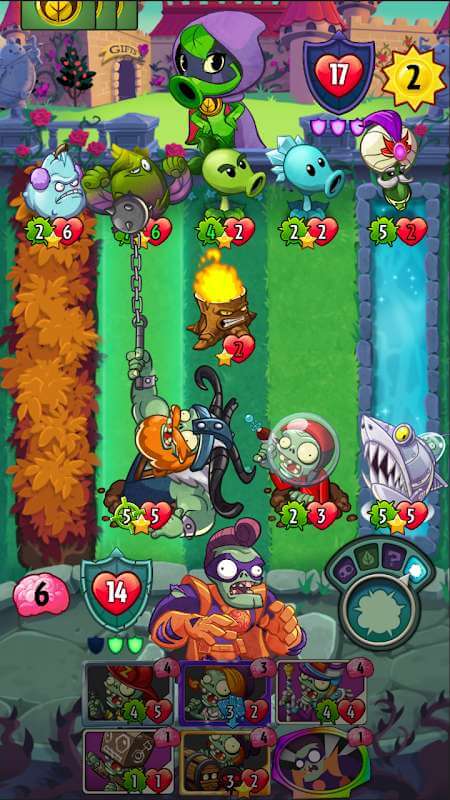 Plants vs Zombies Heroes (MOD, Heart/Sun)