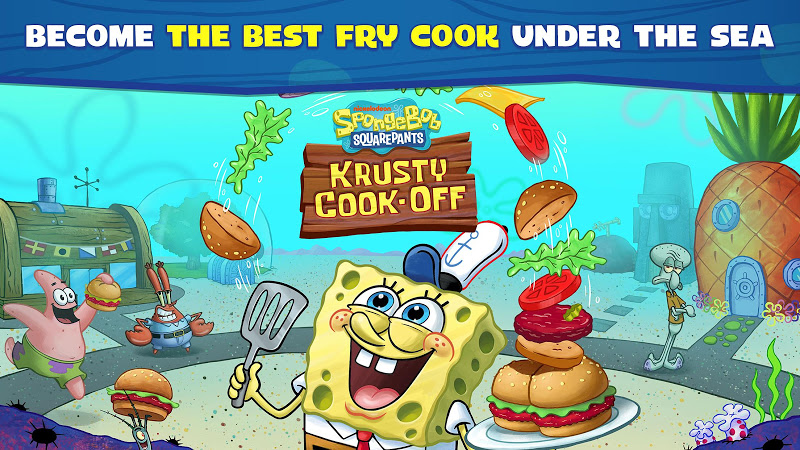 SpongeBob: Krusty Cook-Off (MOD, Unlimited Gems/Coins)