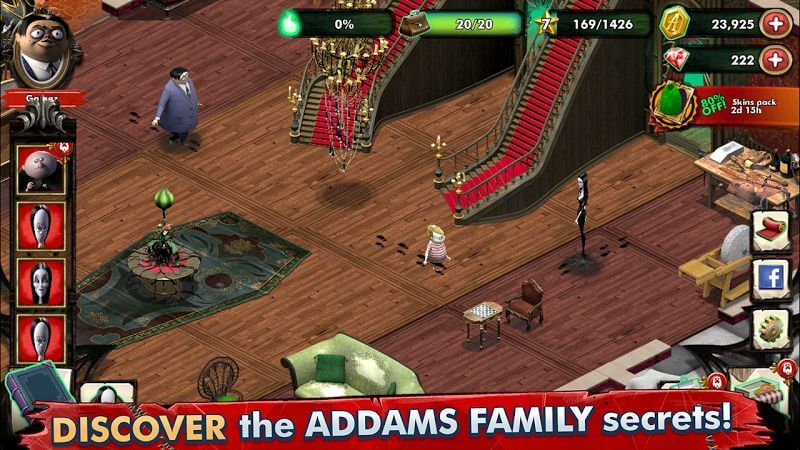 The Addams Family – Mystery Mansion APK MOD (Dinero Ilimitado) 3