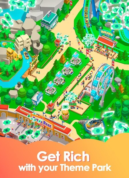 Idle Theme Park Tycoon (MOD, Unlimited Money)
