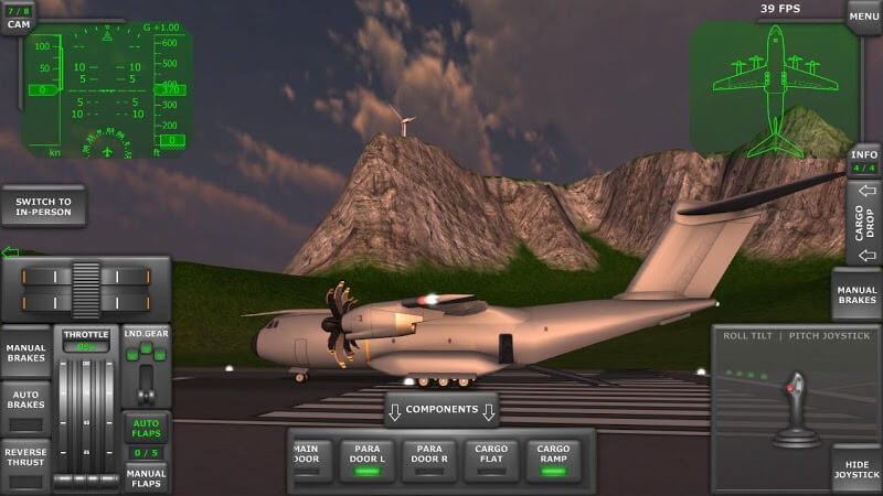 Turboprop Flight Simulator 3D (MOD, Unlimited Money) ***