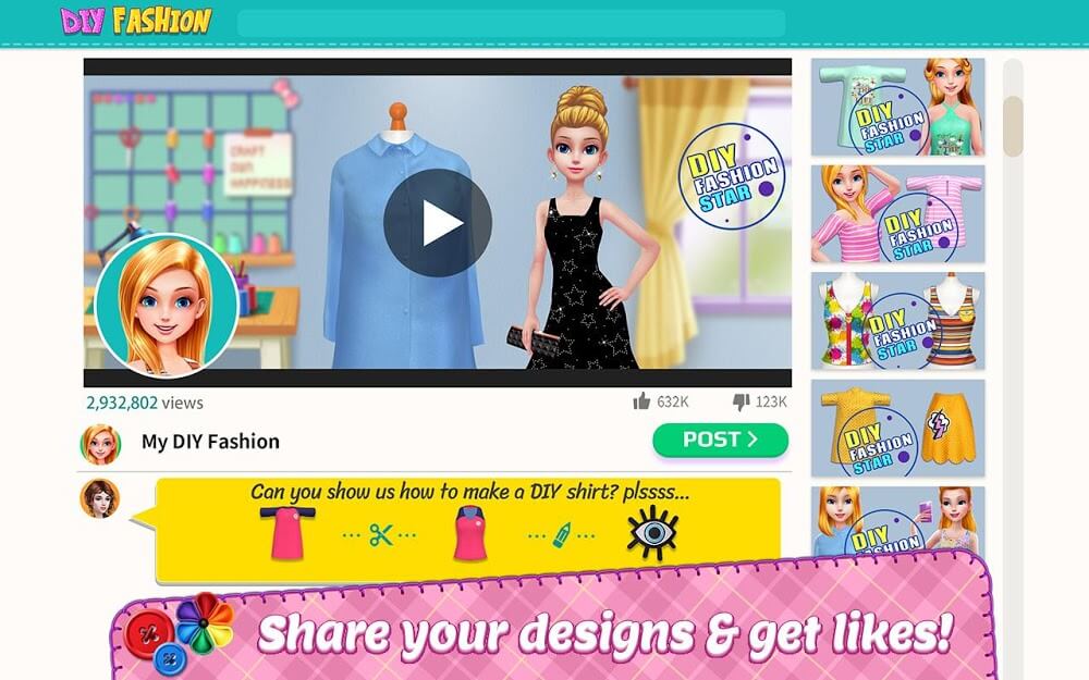 DIY Fashion Star - Design Hacks Clothing Game