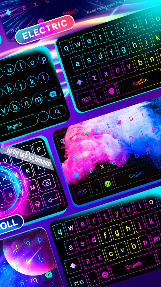 Neon LED Keyboard Mod Apk Download For Android