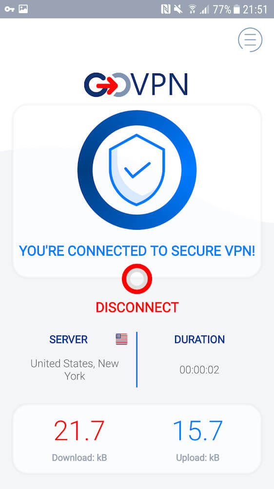 GOVPN'den VPN ücretsiz ve güvenli hızlı proxy kalkanı